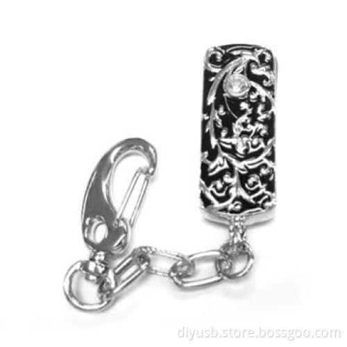 Jeweler USB Flash Memory Drive with Capacity of 64MB to 32GB, 10-year Data Retention